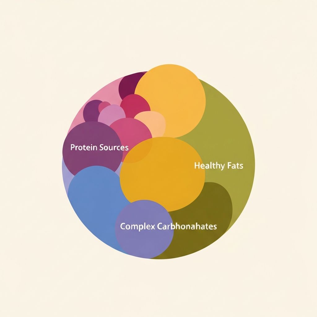 Unterschiedliche Quellen von Makronährstoffen